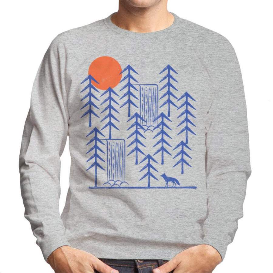 Wild Forest Fox Men’s Sweatshirt