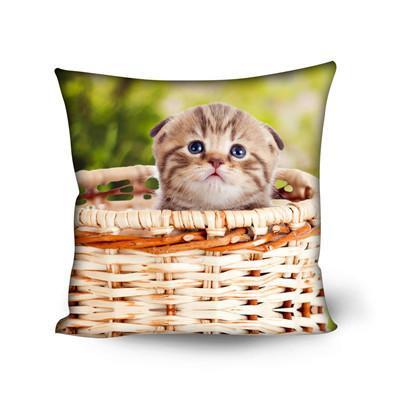 Cute Home Decorative Cat Design Cushion Pillow Case