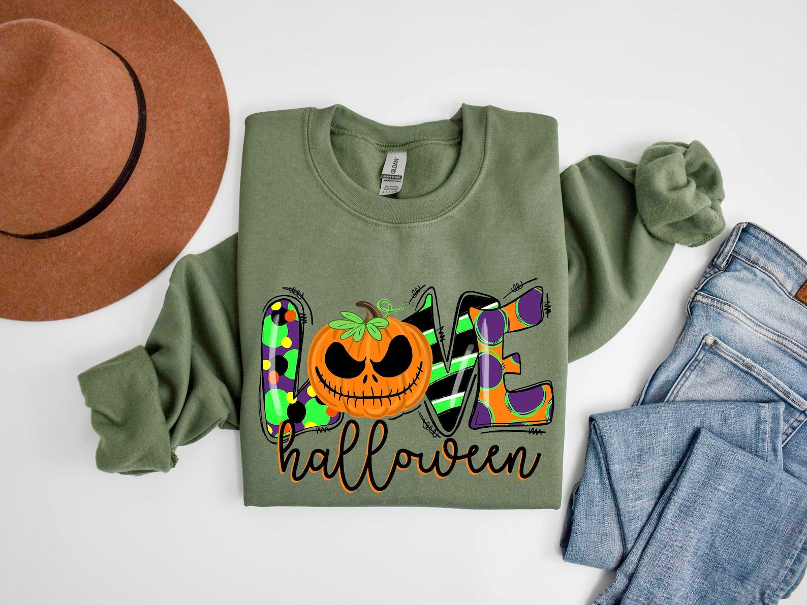 Halloween Party Sweatshirt 2D Crewneck Sweatshirt All Over Print Sweatshirt For Women Sweatshirt For Men Sws4269