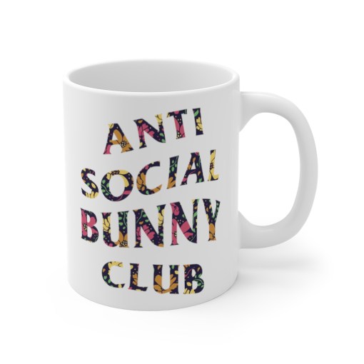 Anti Social Bunny Club Mug