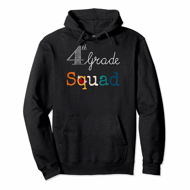 4th Grade Squad – Funny Vintage Team Fourth Grade Teacher Pullover Hoodie, T-Shirt, Sweatshirt