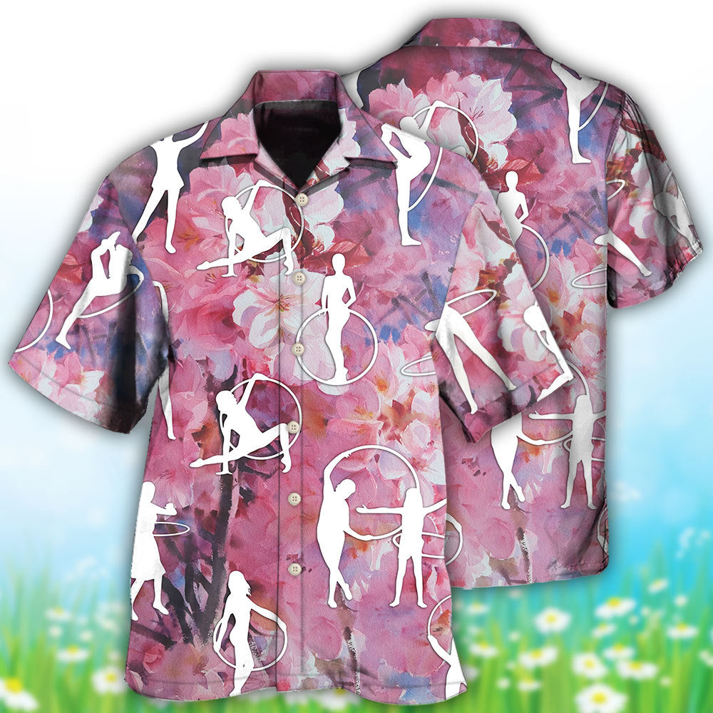 Hula Hoop Floral Hawaii Shirt Ha27925