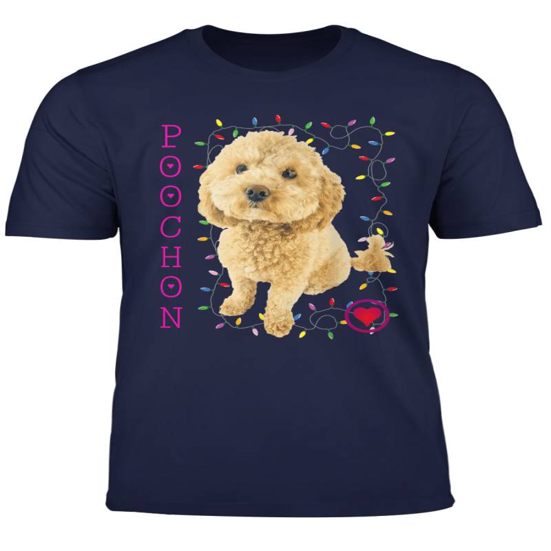 Poochon Puppy Dog Poodle Cross Noodle Cute Party Boodle T Shirt