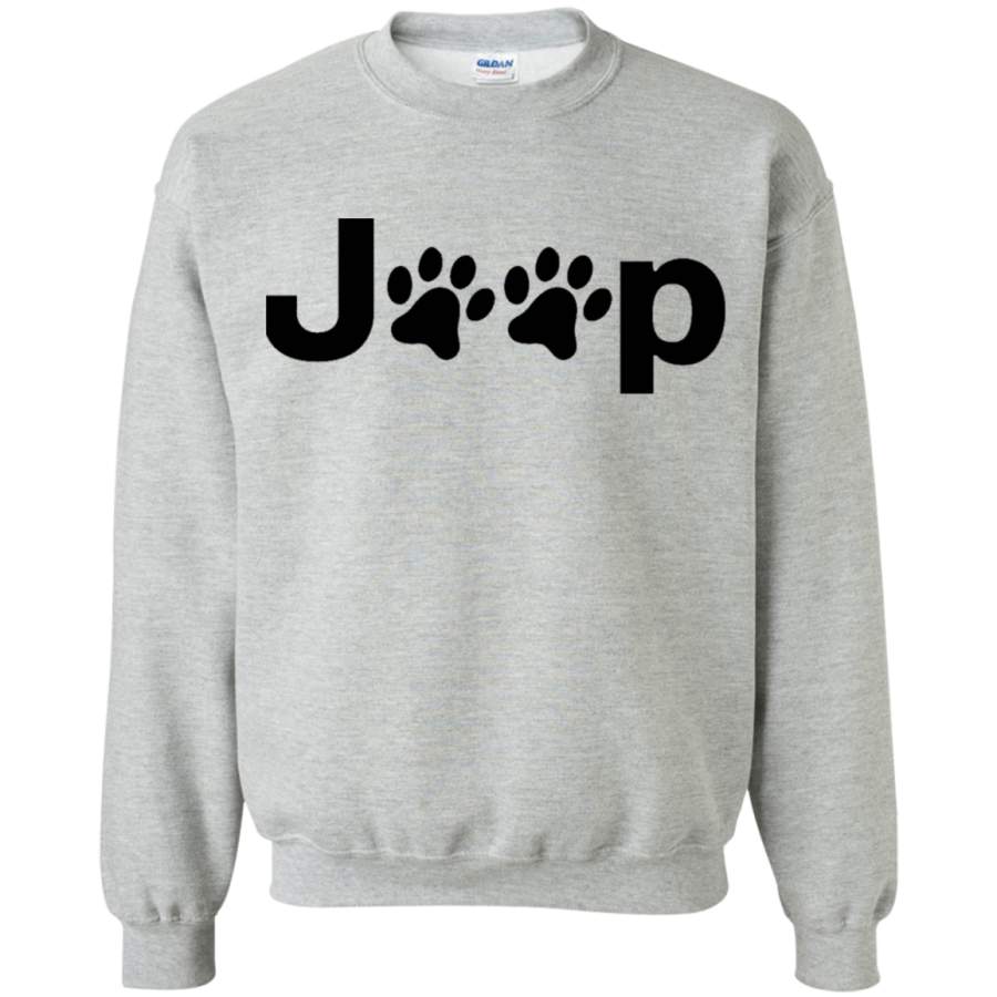 AGR Jeep Paws Crewneck Pullover Sweatshirt