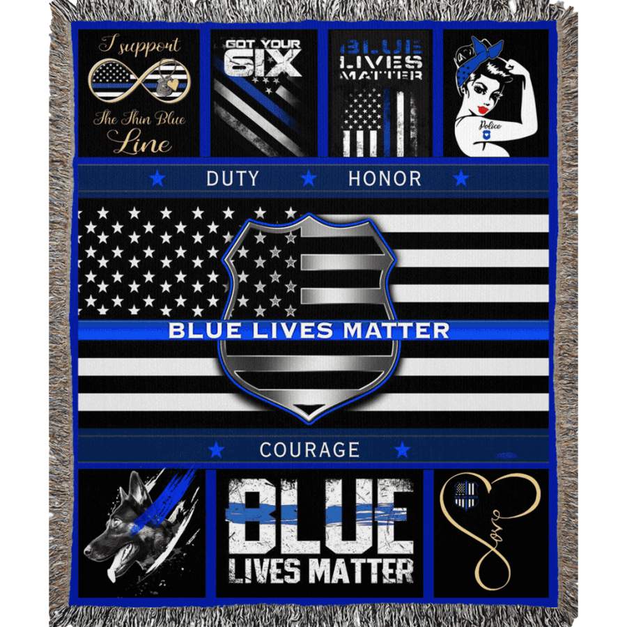 Police Blanket Gift For  Boy  Blue Lives Matter