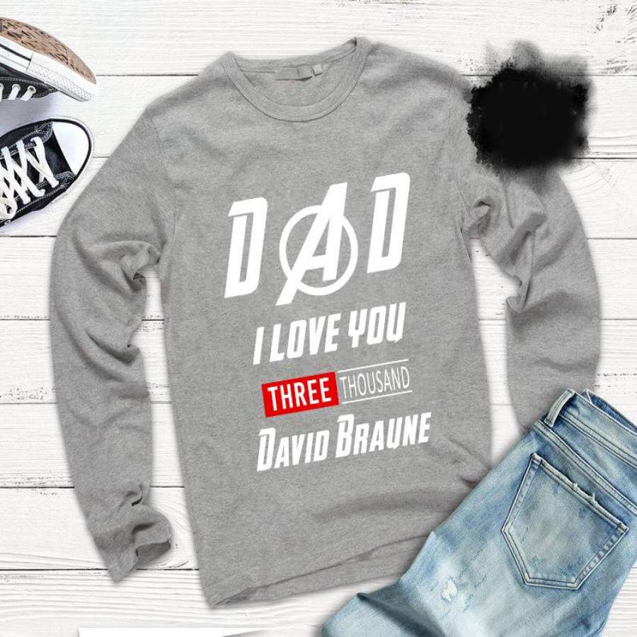 Personalized I Love You Dad Shirts