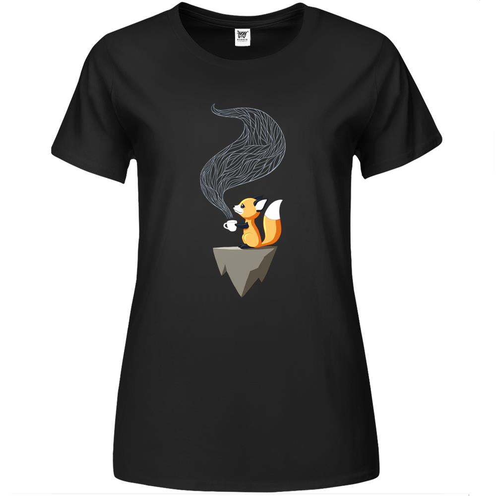 Fox Tea Premium Womens T Shirts