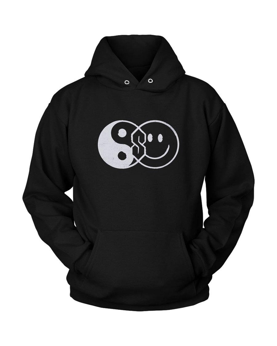 Yinyang Super Smiley Unisex Hoodie