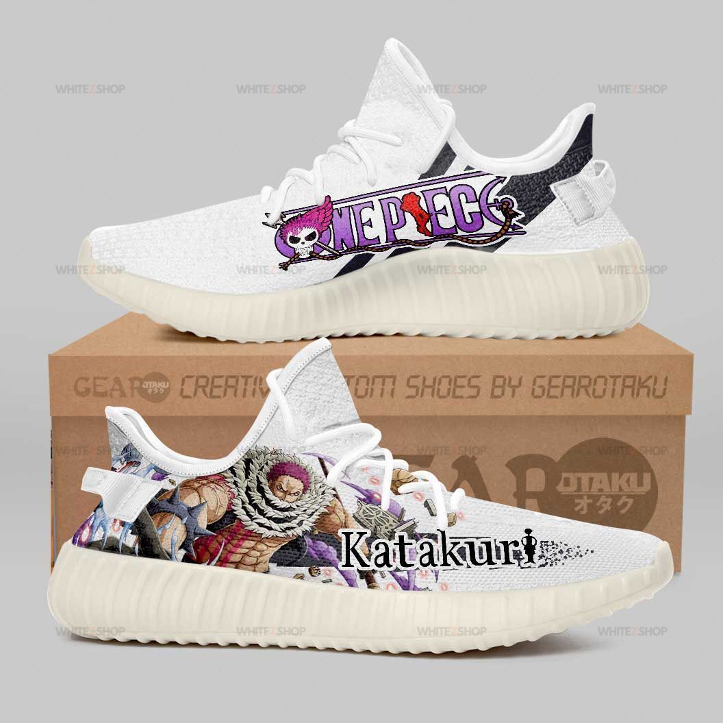 Charlotte Katakuri Shoes One Piece Yeezy Running Shoes   Custom Anime Shoes  Custom Shoes