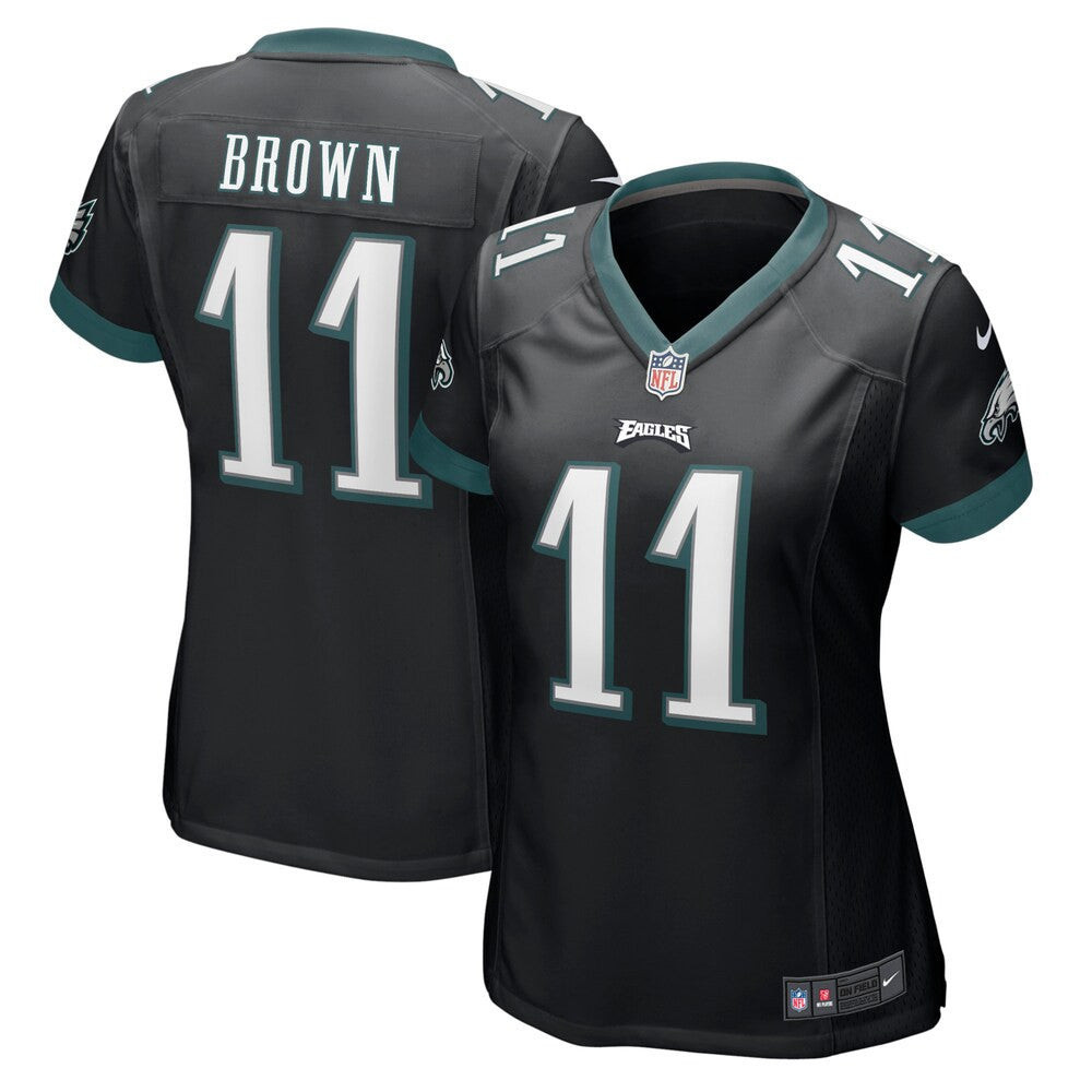 Women’S Philadelphia Eagles A.J. Brown Nike Black Player Game Jersey