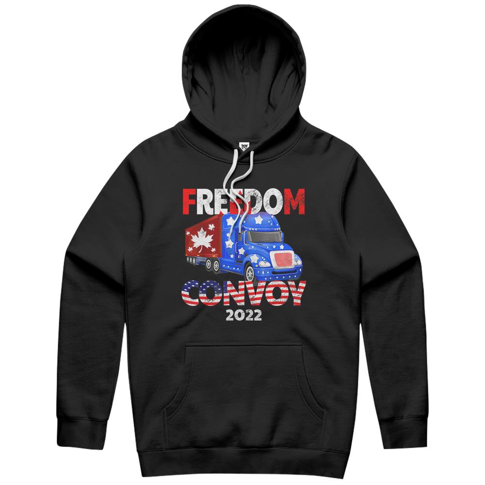 Freedom Convoy 2022 In Support Of Truckers Mandate Freedom Hoodie