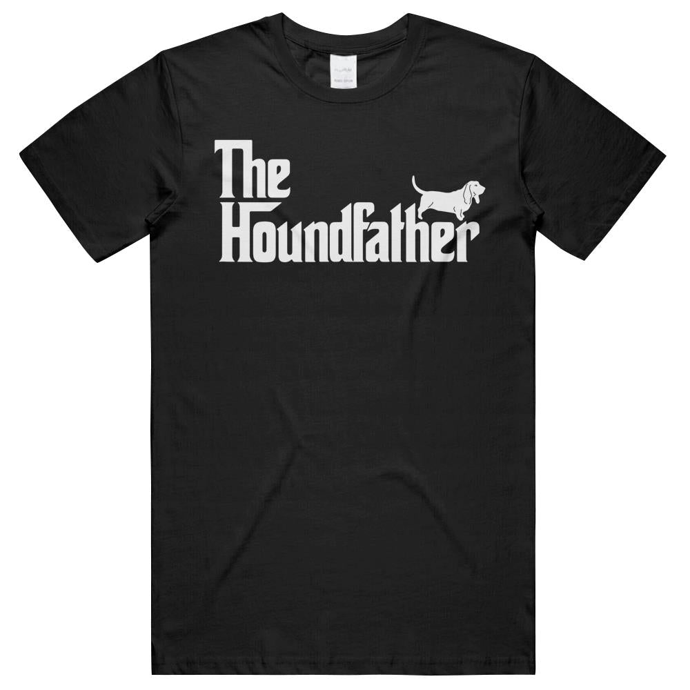 Mens Funny Basset Hound Father Dog The Houndfather Father’S Day Gift Unisex T Shirts