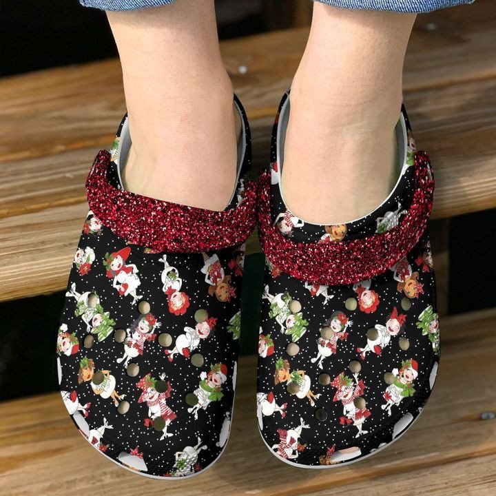 Christmas Snowball Ladies Sku 620 Crocs Clog Shoes – Justbeperfect_Shop