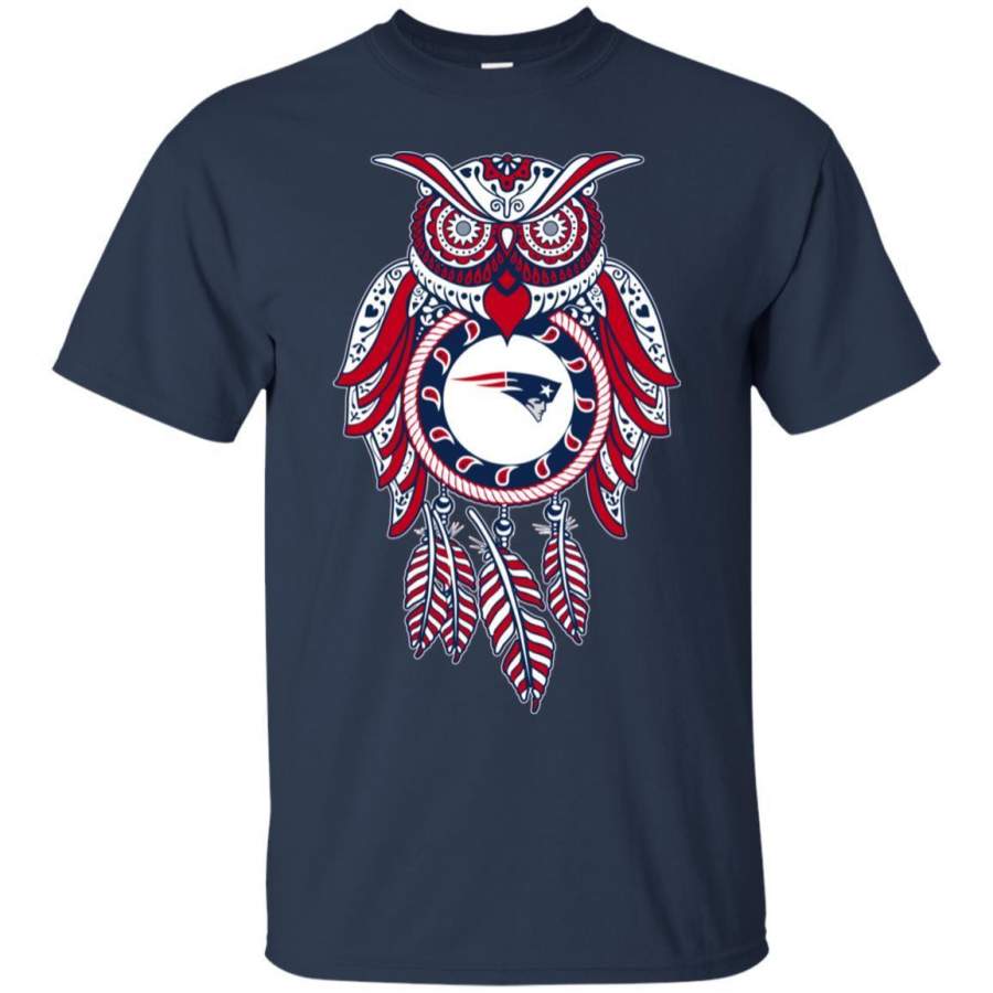 Dreamcatcher Owl New England Patriots T Shirt