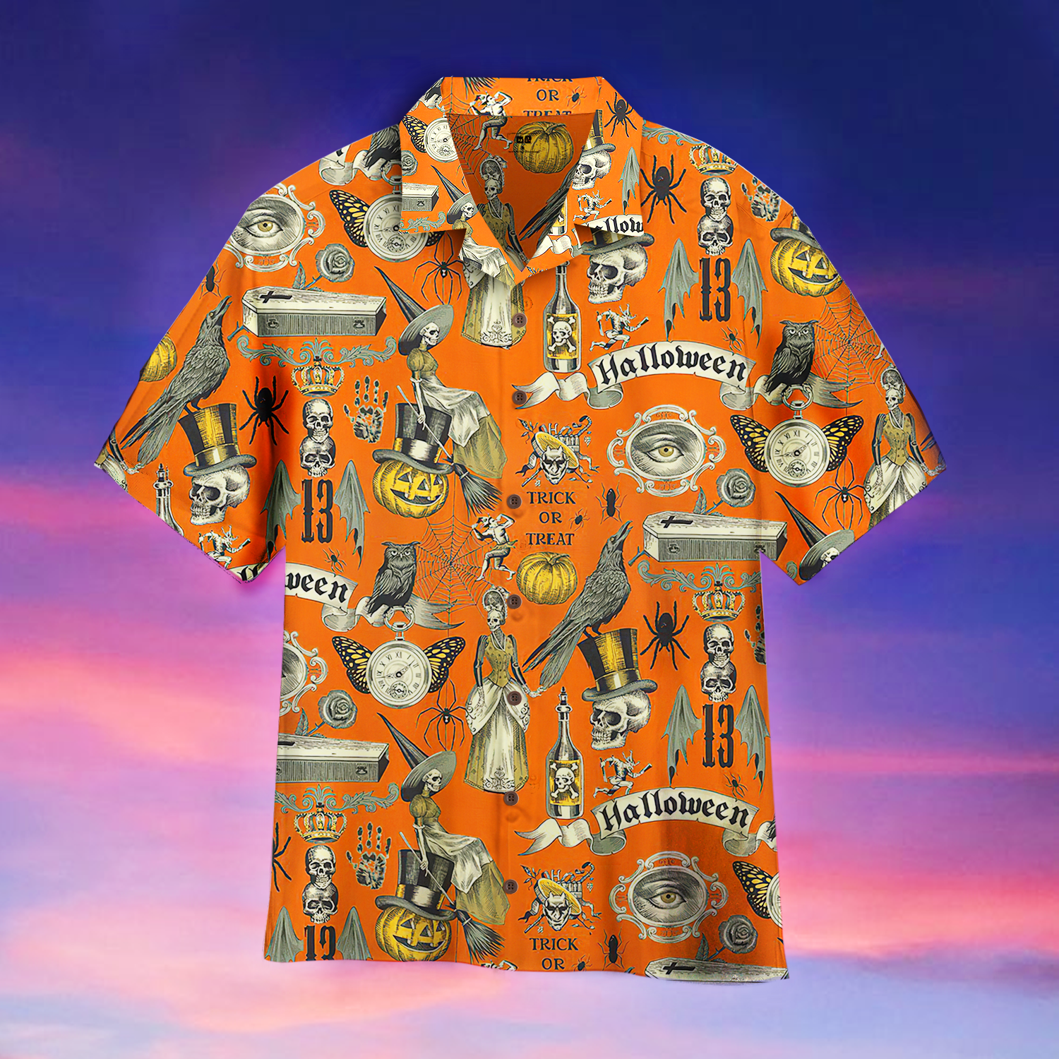 The Witch Halloween Hawaiian Shirt | For Men & Women | Adult | Hw8221