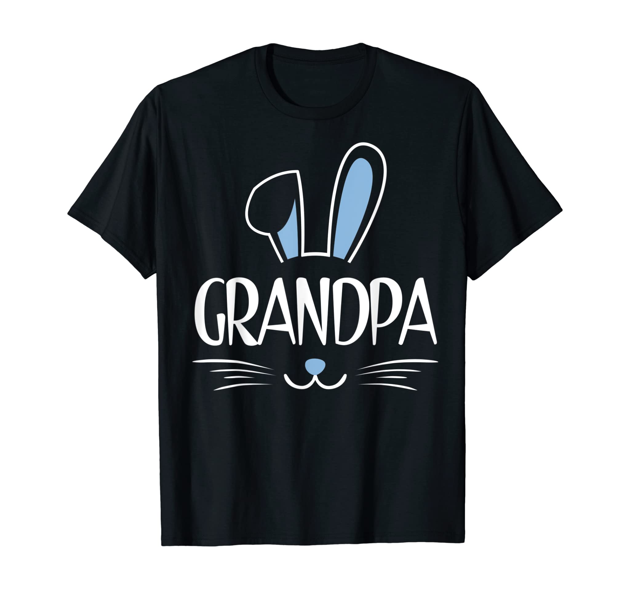 Mens Grandpa Bunny Gift Rabbit Family Group Easter Father’s Day T-Shirt