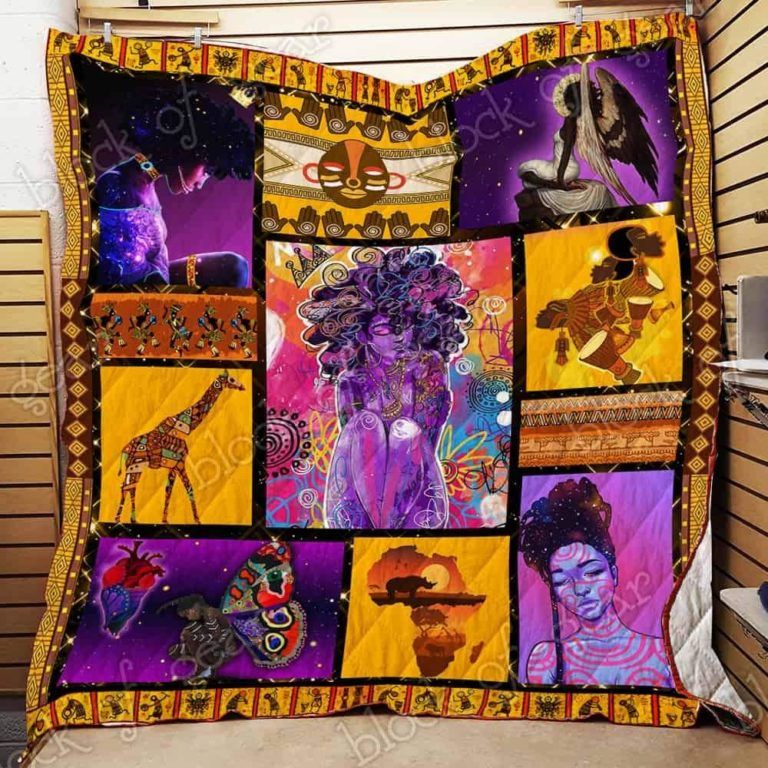 Black Queen.Self Love Quilt Blanket