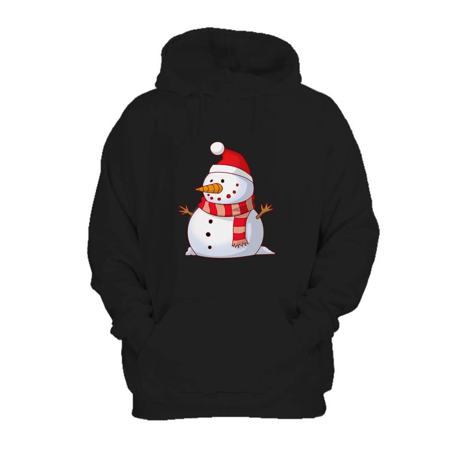 Christmas Snowman Xmas Face Funny Gift Idea Hoodie