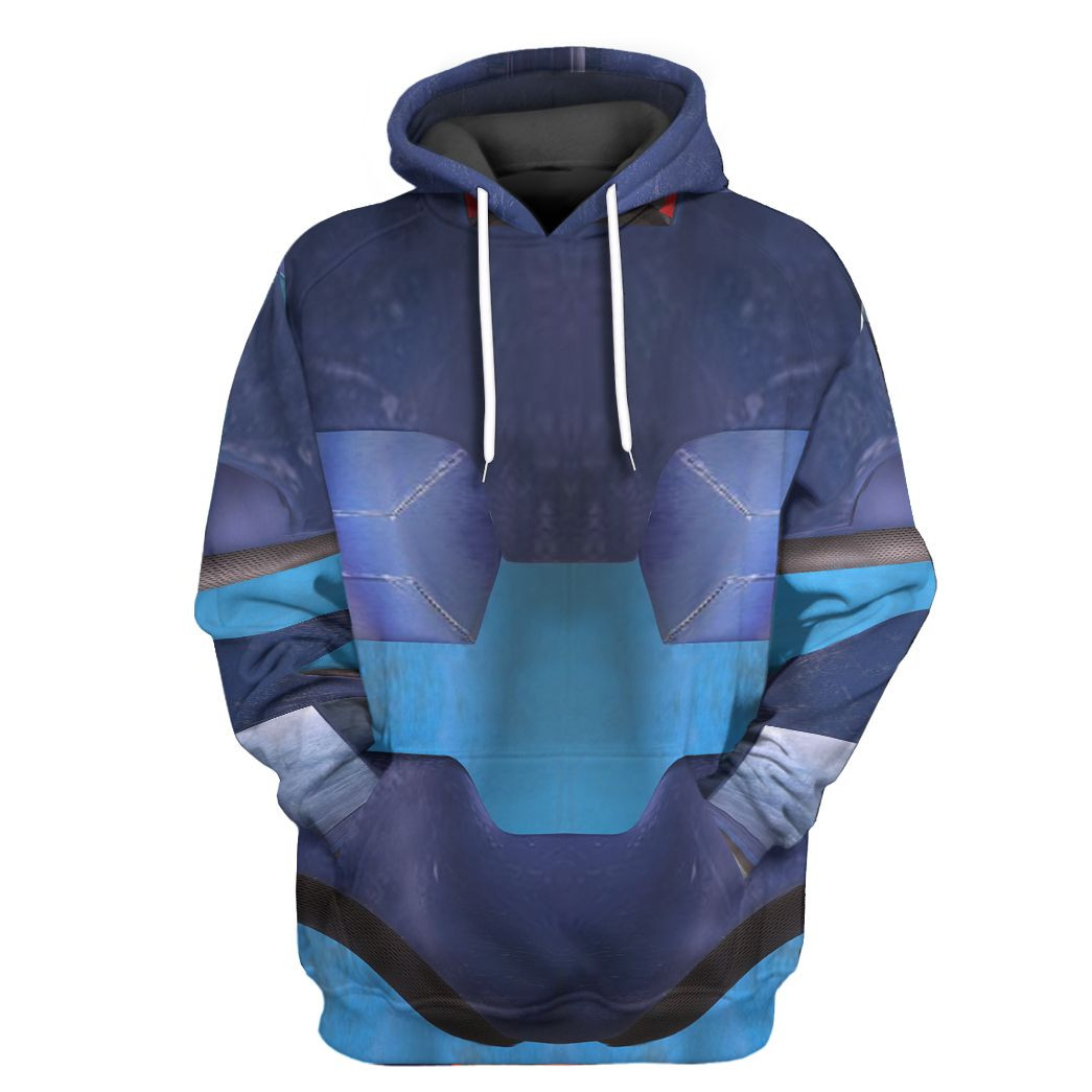 3D Mega Man Cosplay Tshirt Hoodie