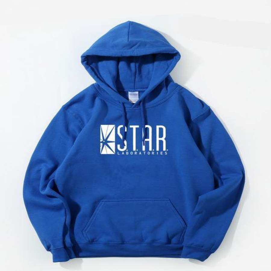 Superman Series STAR S.T.A.R.labs Jumper The Flash Gotham City Comic Books Black Hoodie Hoodies Sweatshirt Men 2018 Hooded Hoody