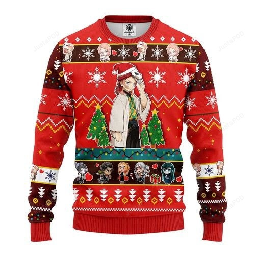 Sabito Demon Slayer Christmas Ugly Sweater T-Shirt