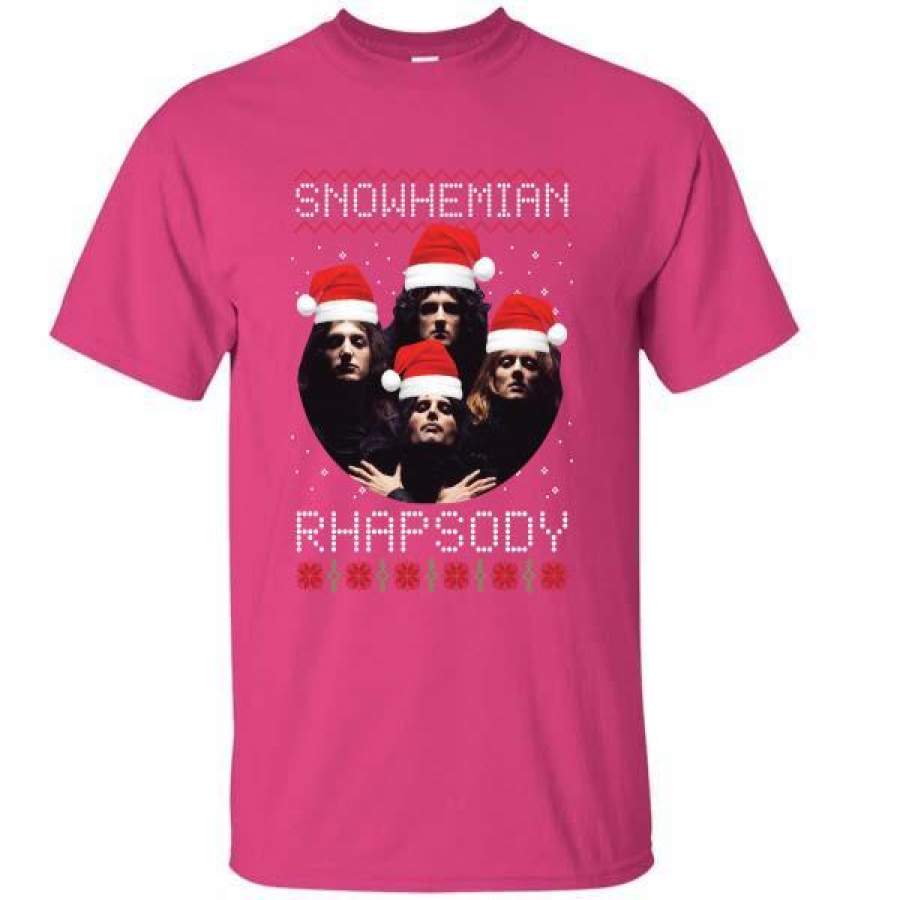 Snowhemian Rhapsody Ugly Christmas T-Shirt