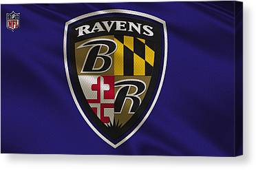 11 Baltimore Ravens Uniform Joe Hamilton Canvas Print