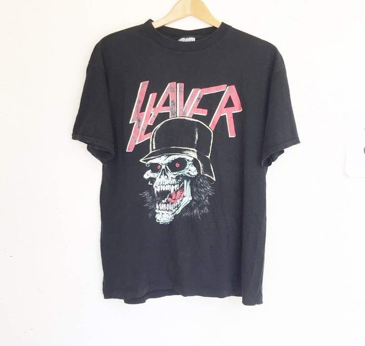 Vintage 80 S Slayer Band Nirvana Metalicca Shirt