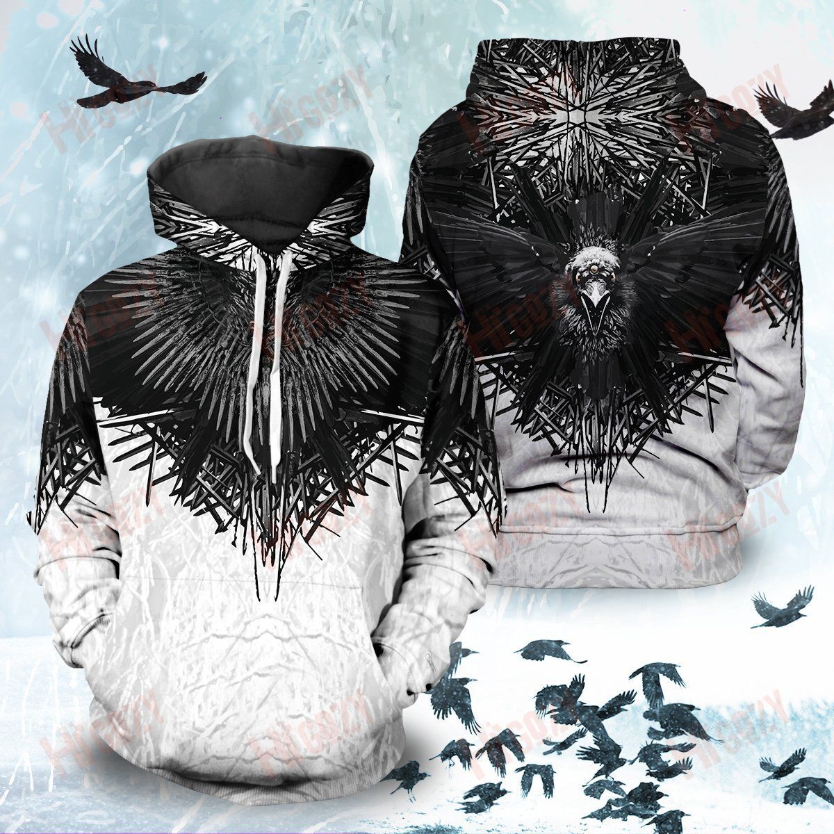 Three-Eyed Raven Unisex Pullover Hoodie