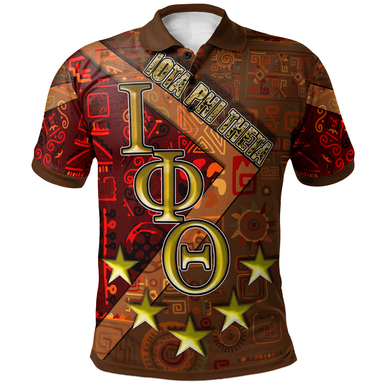 Iota Phi Theta Polo Shirt – Iota Phi Theta Fraternity With Stars Polo ...