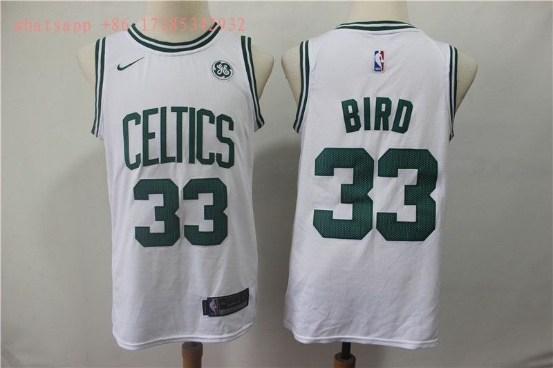 Boston Celtics Larry Bird #33 2020 NBA New Arrival White Jersey