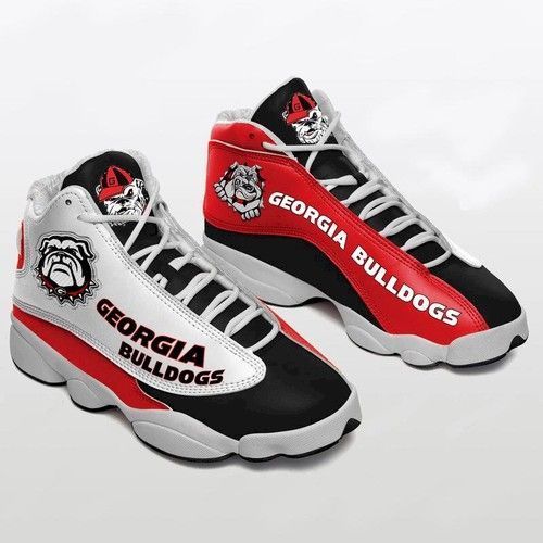 Georgia Bulldogs Football Team Custom Tennis Air Jordan 13 Shoes Sport Sneakers
