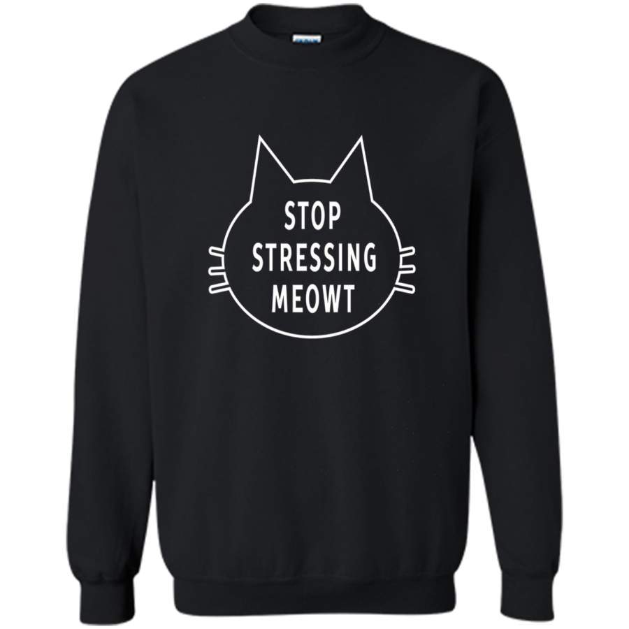 Stop Stressing Meowt Cat Animal T-Shirt For Women Girls Tees t-shirt