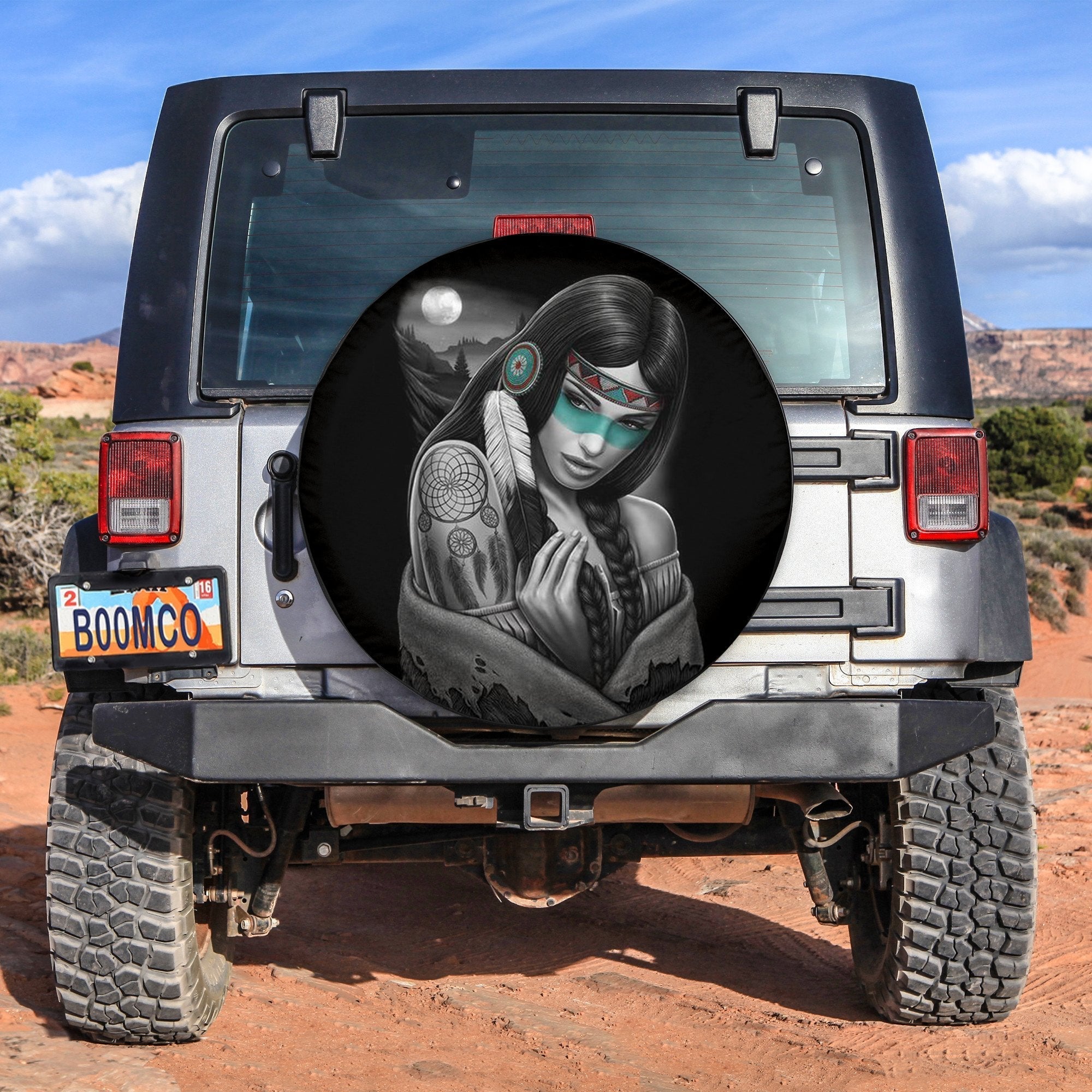 Jeep Native American Spare Tire Cover No.4 Lt6