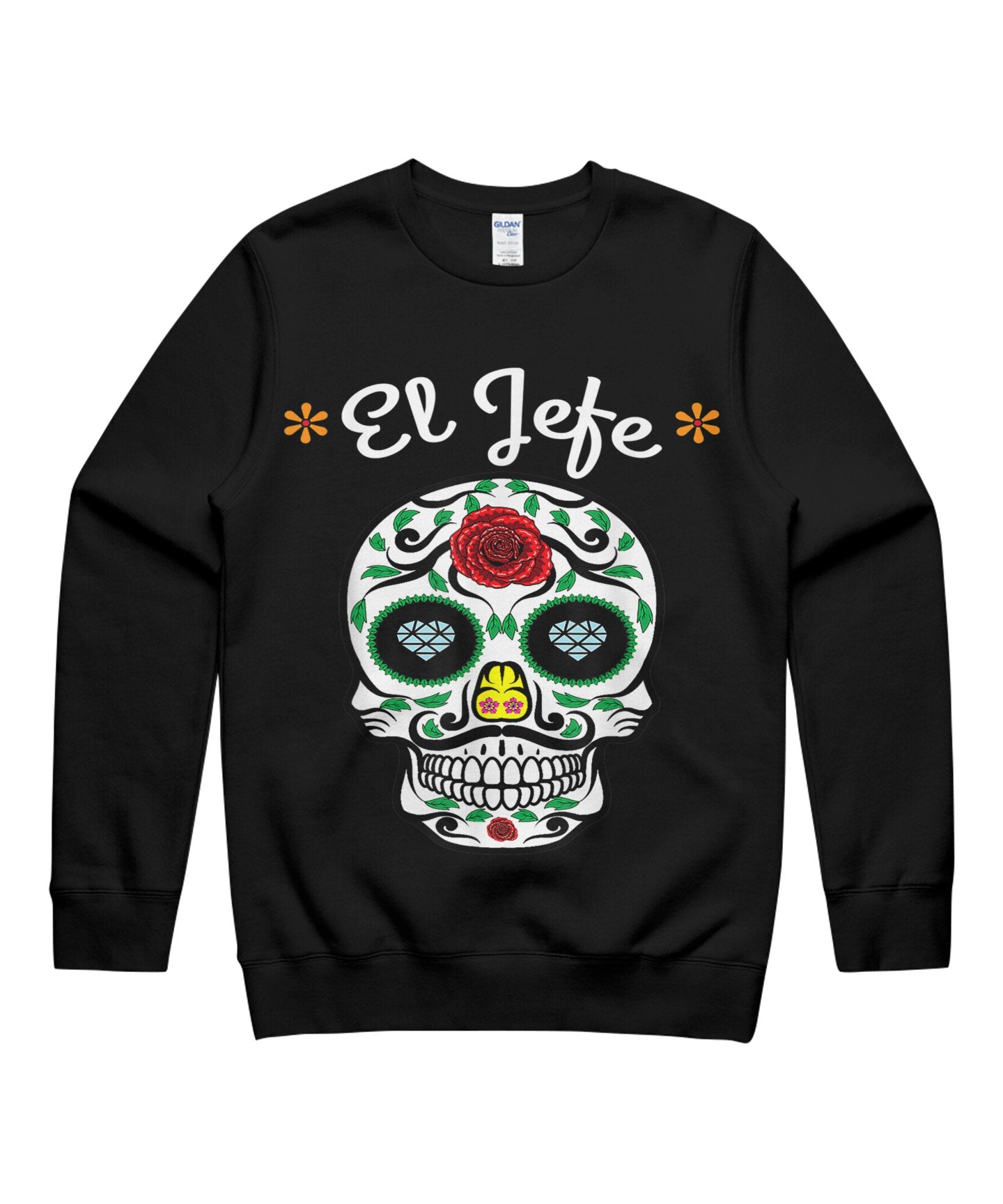 Yo Soy El Jefe Dia De Los Muertos Day Of The Dead For Men T-Shirt Halloween T-Shirt Unisex Crewneck Sweatshirt