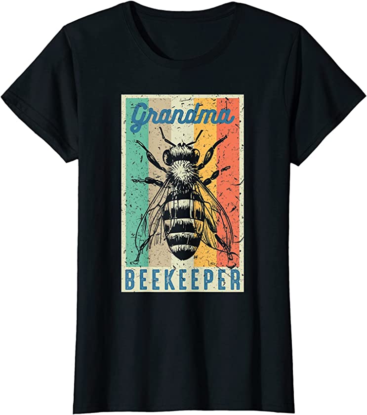 Womens Tu Vintage Grandma Beekeeper Beekeeping Family Matching T-Shirt