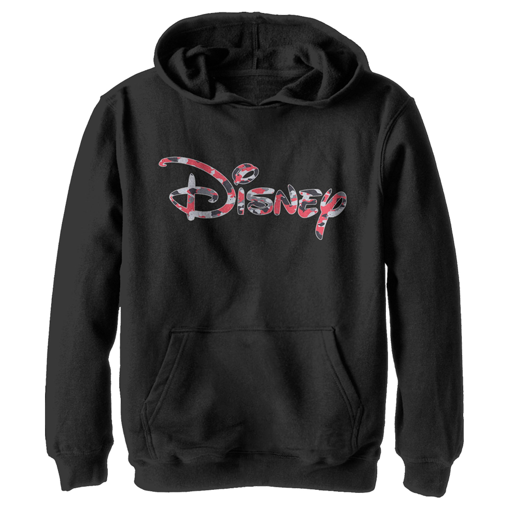 Boy’S Disney Red Camo Logo Pull Over Hoodie