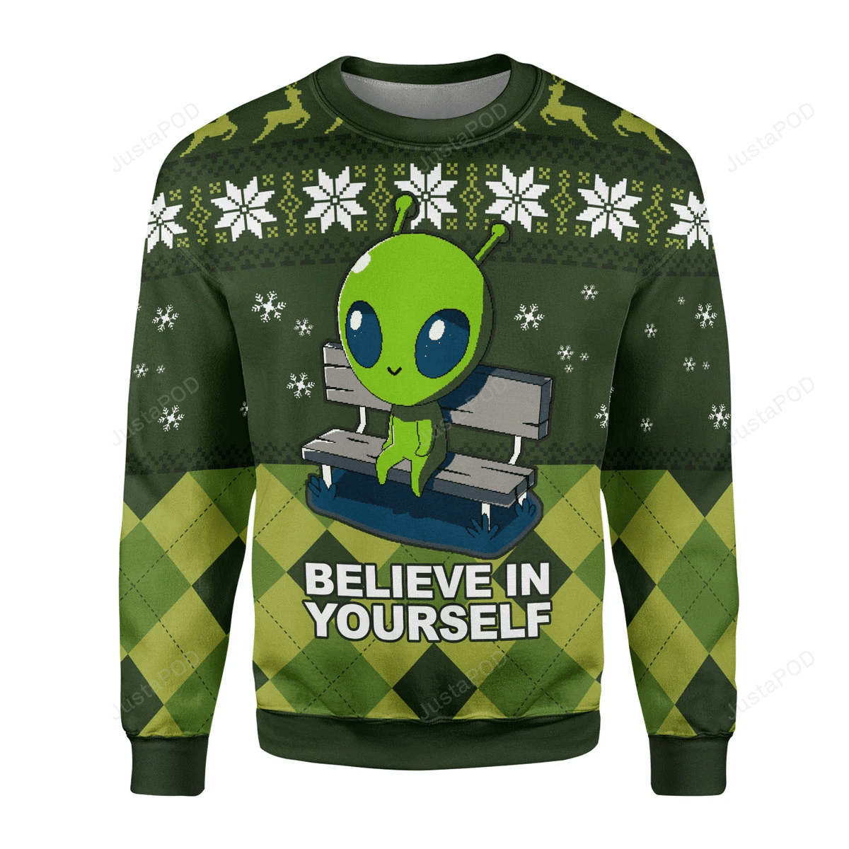 Believe In Yourself Ugly Christmas Sweater