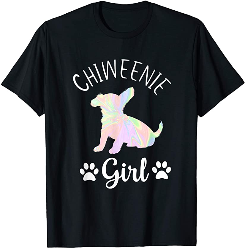 Pattern Chiweenie Girl Cute Puppy Owner Dog Lover Gift T-Shirt