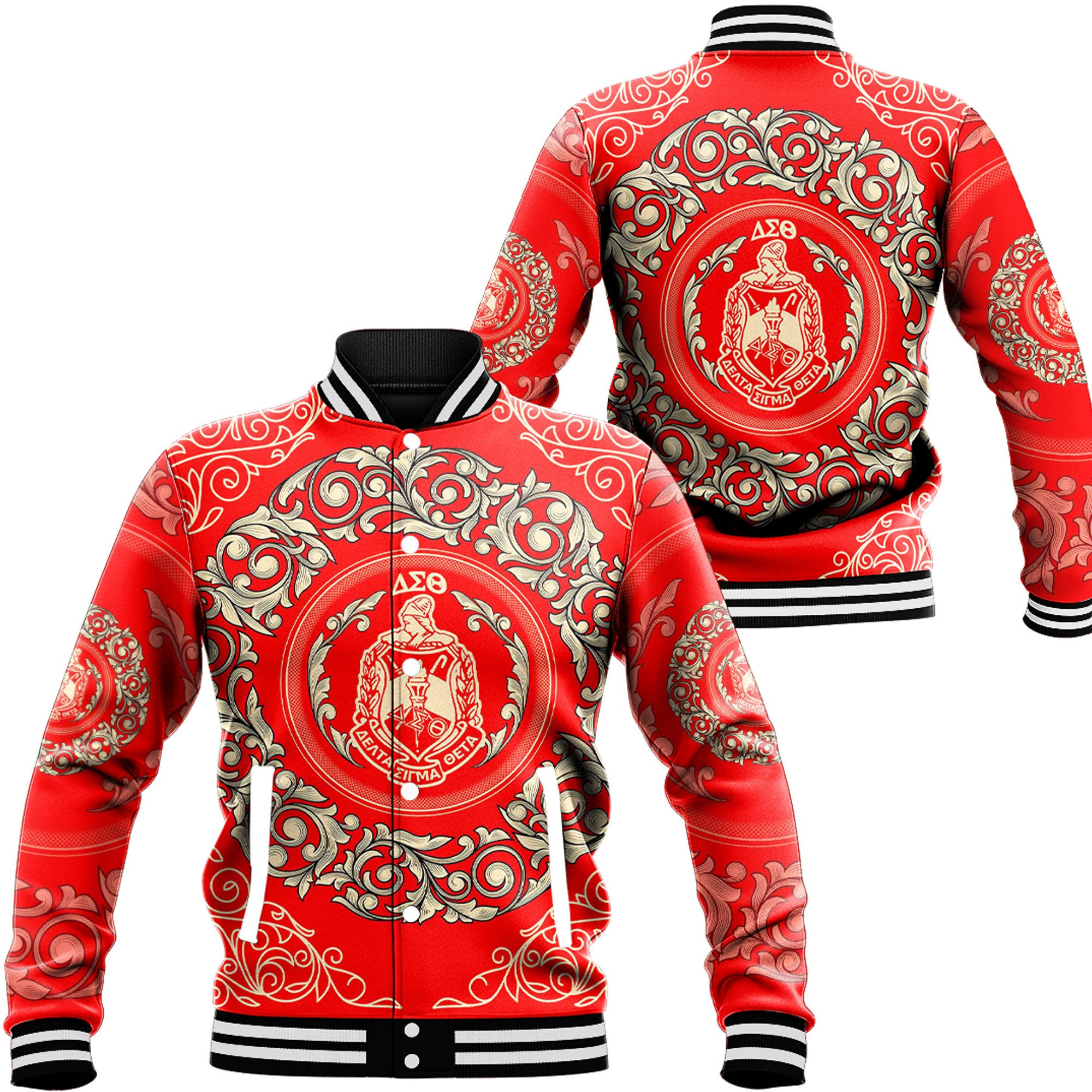 Africa Zone Clothing – Delta Sigma Theta Sorority Baseball Jackets A35