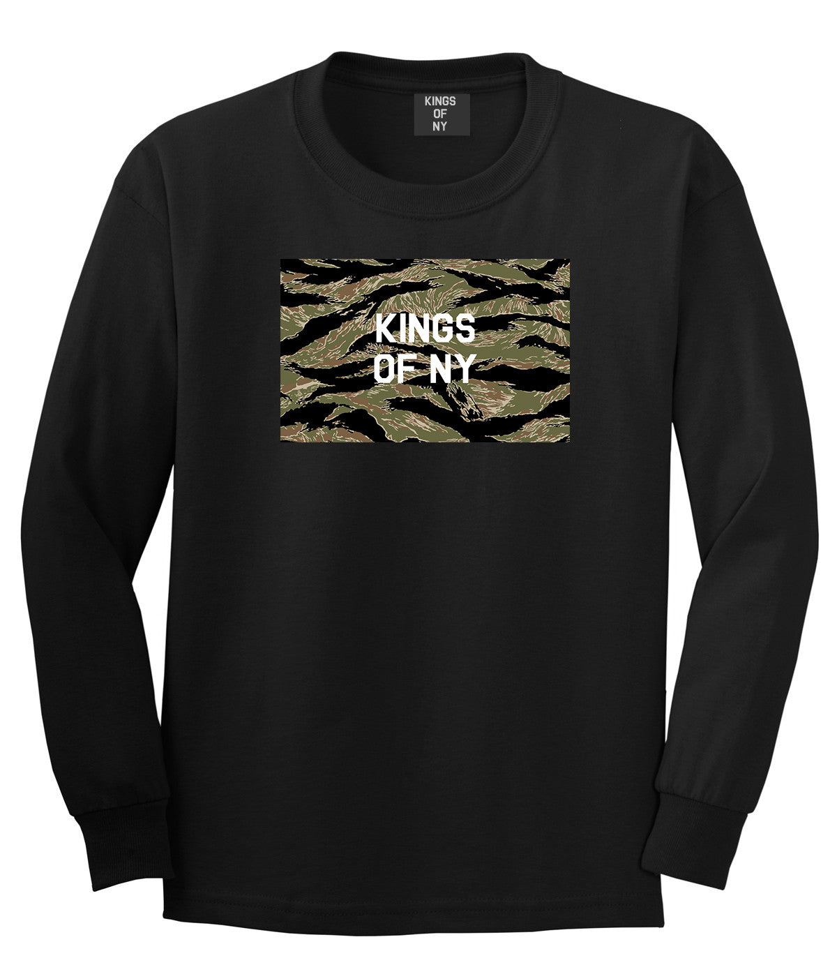 Tiger Stripe Camo Army Long Sleeve T-Shirt