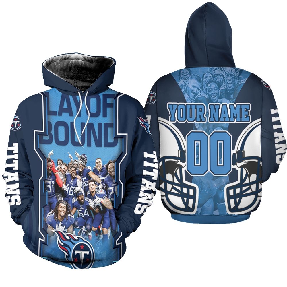 Tennessee Titans AFC South Champions Super Bowl 2021 Playoff Round Personalized Hoodie