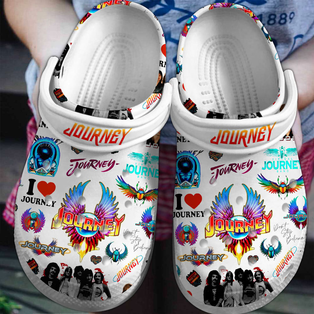 Journey Rock Band Music Crocs Crocband Clogs Shoes Comfortable For Men Women and Kids 2