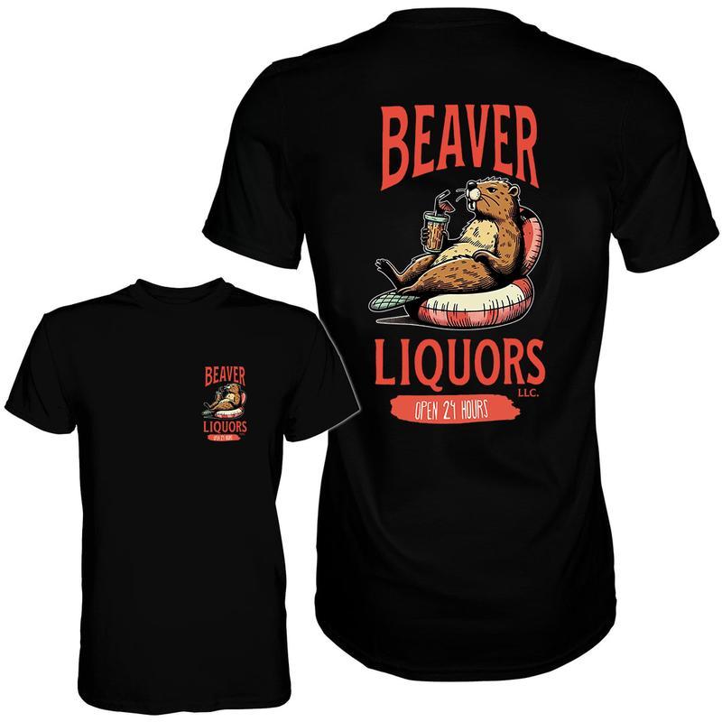 Beaver Liquors Men’s Cotton T-Shirt, Unisex Classic t shirt, sweatshirt, graphic tees, Shirt For Men, For Women