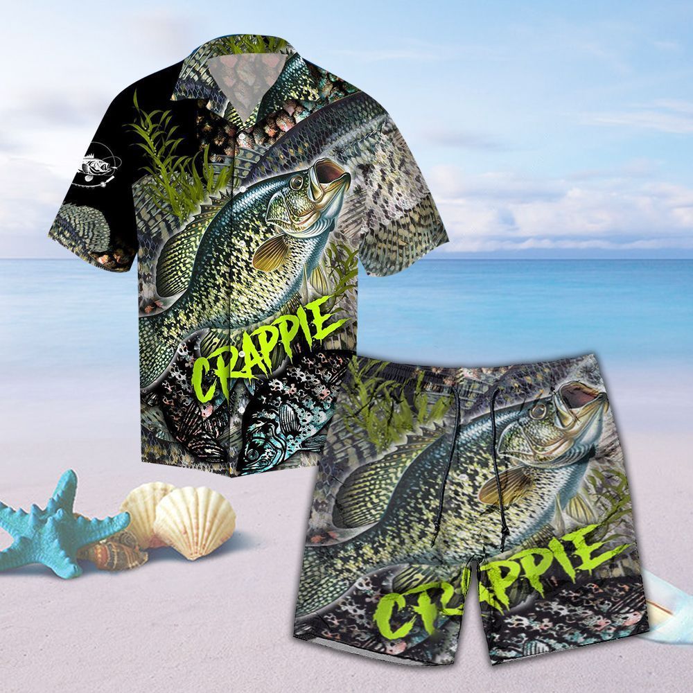 Crappie Fishing Unisex Hawaiian Shirt Beach Hawaiian Ha107859