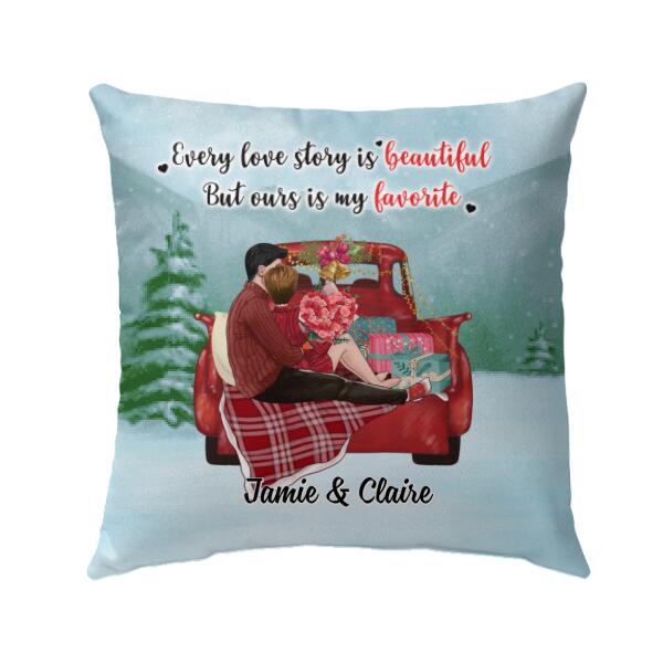 Personalized Pillow, You Are The First And Last Things, Christmas Gift For Couples