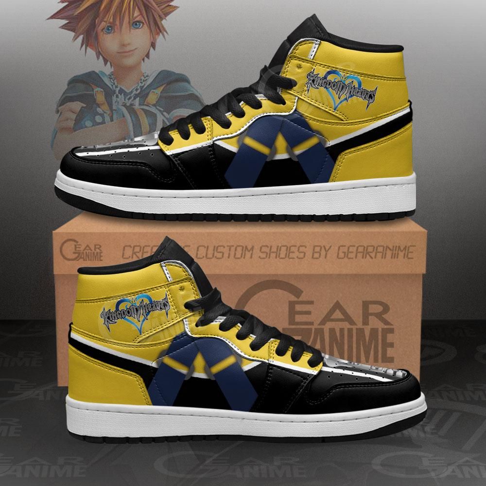 Kingdom Hearts Sora Uniform Anime Air Jordan Shoes Sport Sneakers