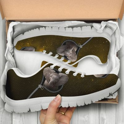 Elephant Zipper Sneakers Shoes