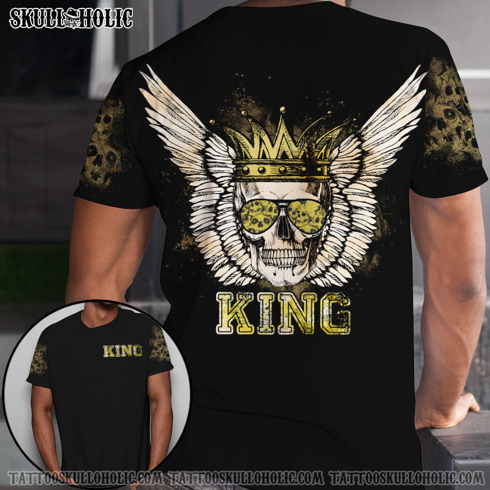 Skull Couple King Queen Wings All Over Print – Latg1301221Ha