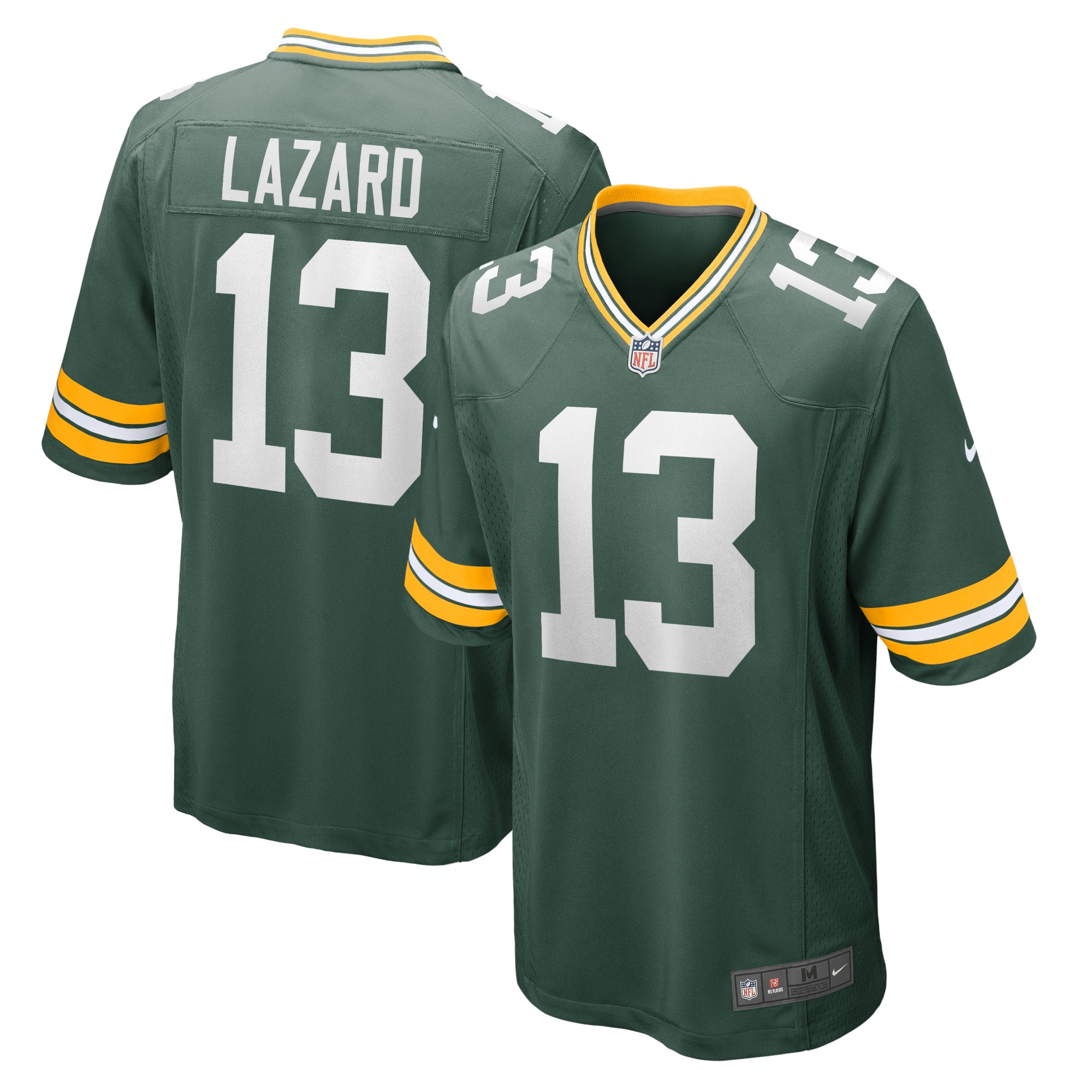 Allen Lazard Green Bay Packers Game Team Jersey – Green NFL